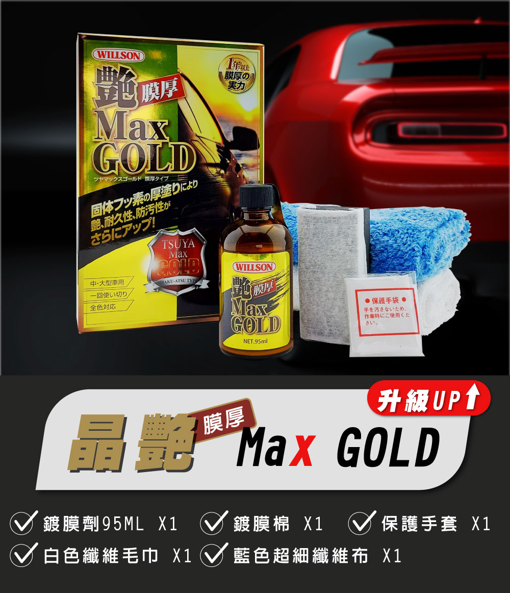 Willson Gold晶艷膜厚鍍膜組產品內容