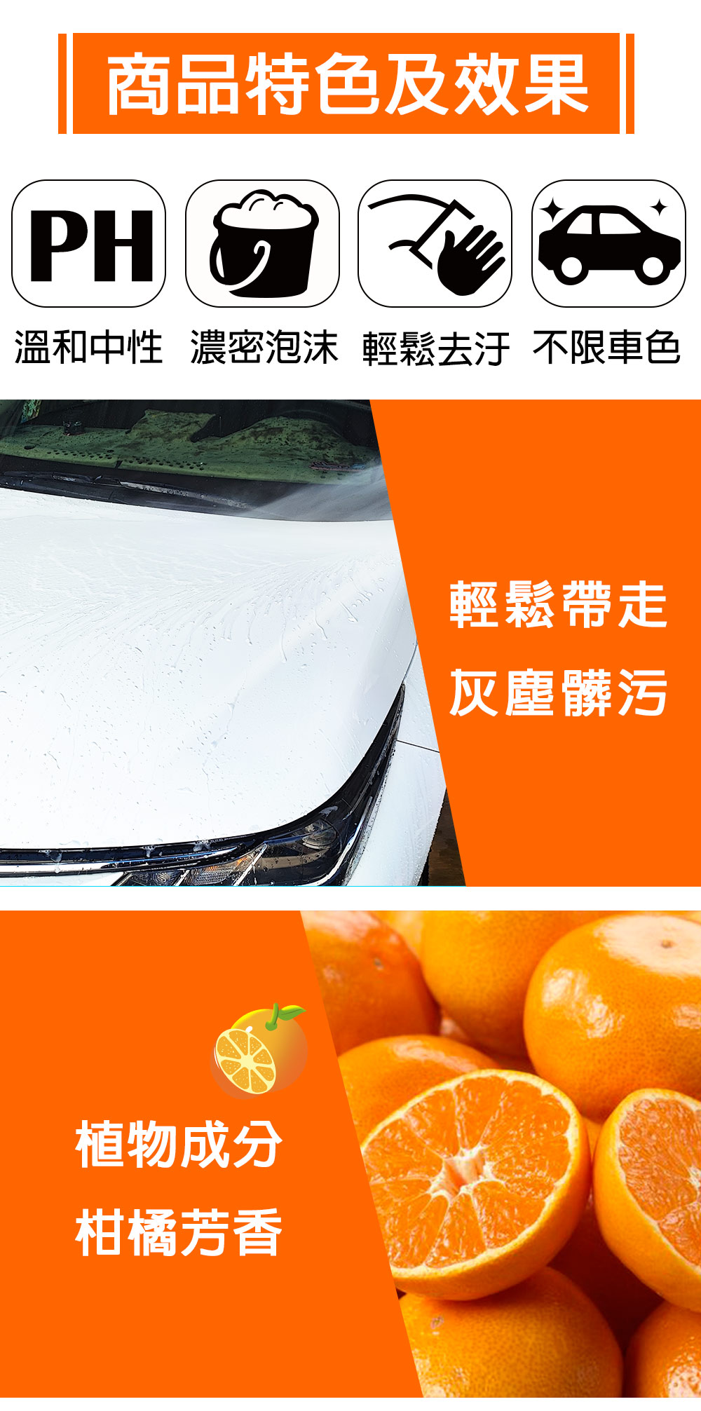 Willson中性洗車精-商品特色及效果