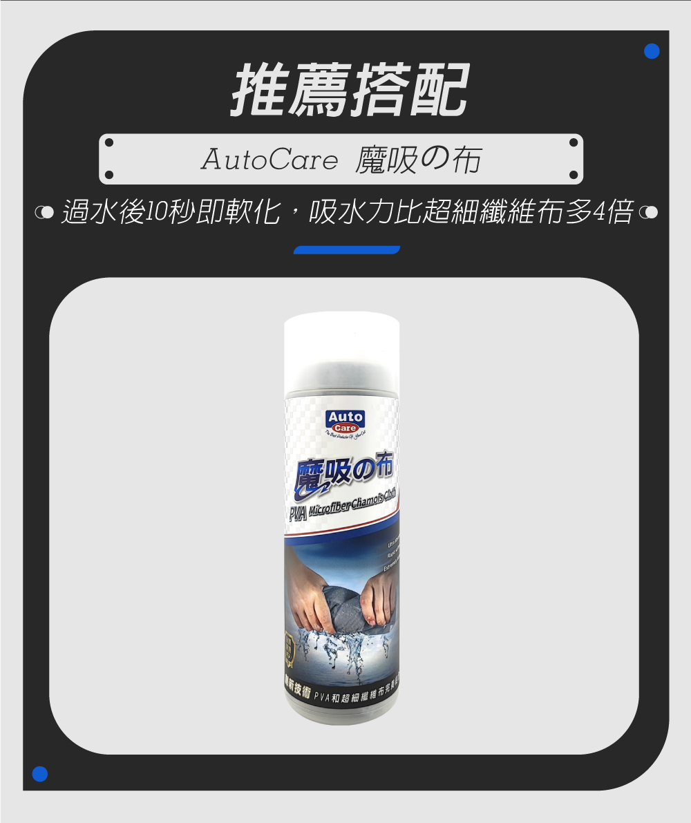 日本Willson 氟素鍍膜洗車精_推薦搭配Auto Care 魔吸布